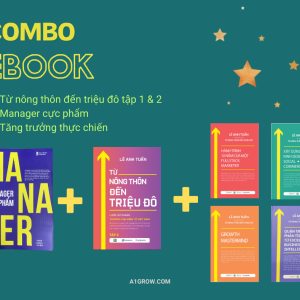 Combo Ebook: Manager cực phẩm + Triệu đô tập 2 + Bộ Tăng trưởng thực chiến